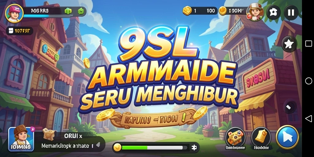 Gameplay seru 9SL dengan aksi cepat dan tantangan menantang.