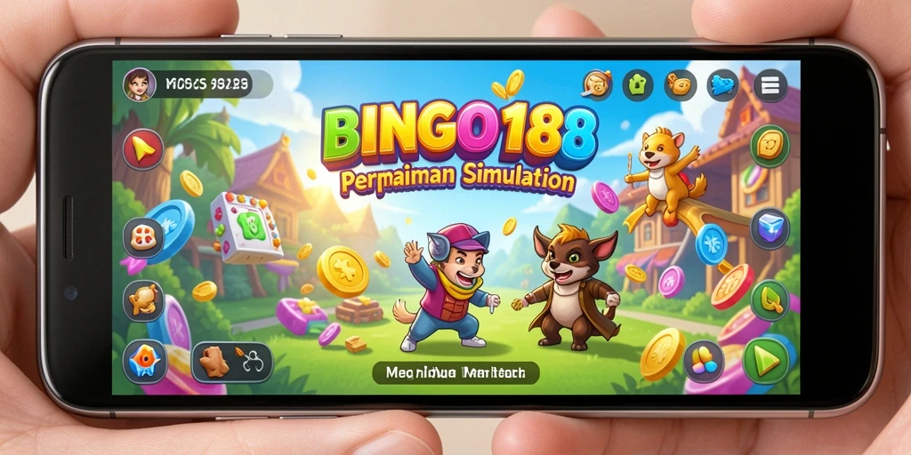 Tampilan dinamis dari gameplay seru BINGO188.