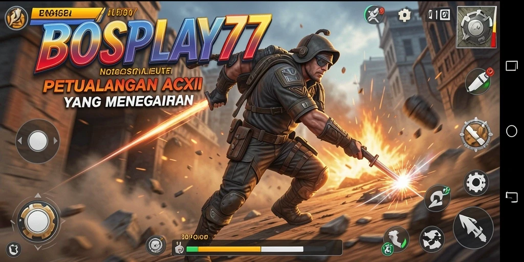 Screenshot gameplay <strong>BOSPLAY77</strong> memperlihatkan aksi seru yang mendebarkan.