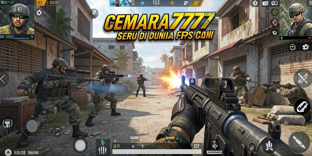Gameplay CEMARA777 yang mendebarkan dalam aksi FPS.