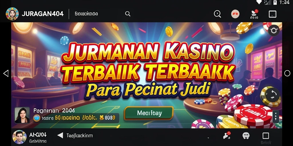 Tangkapan layar gameplay menarik dari JURAGAN404 menunjukkan keseruan kasino.