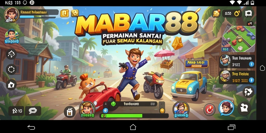 Tampilan gameplay seru MABAR88 yang menghibur.