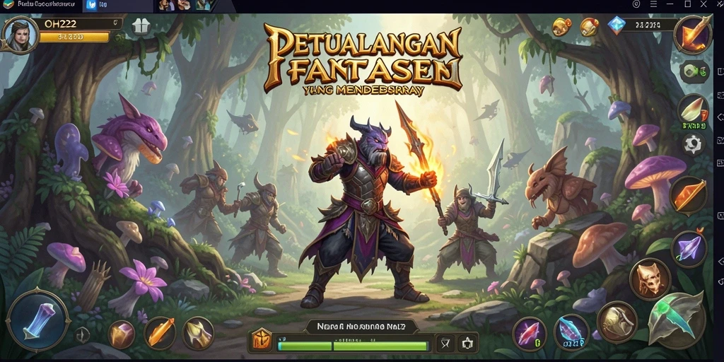 Tampilan gameplay yang memukau dan aksi mendebarkan di OH222.
