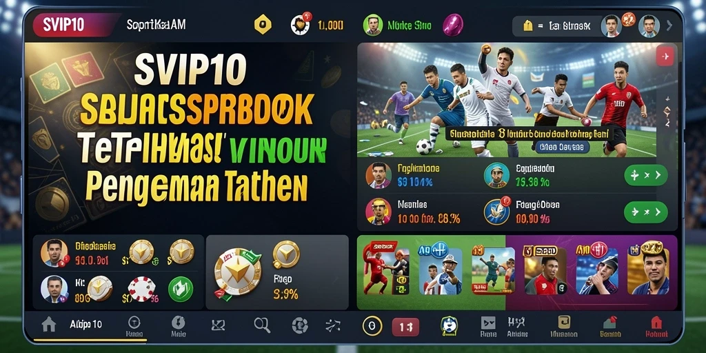 Tampilan menarik dari gameplay Sportsbook di SVIP10.